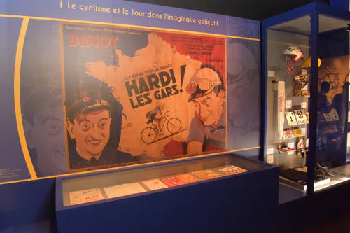 Impression muséographique de l'exposition "A Bicyclette" pour le Tour de France - Historial de la Vendée