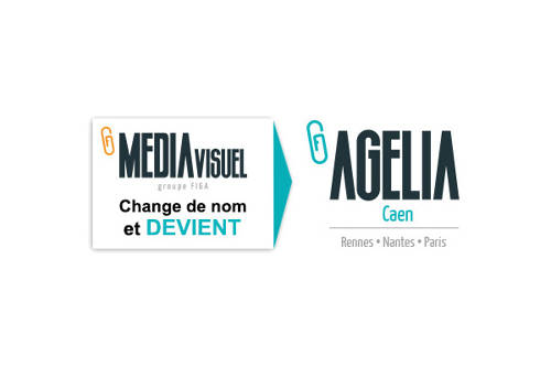 Notre filiale Média visuel devient Agélia Caen !