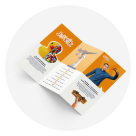 Mockup d'une brochure