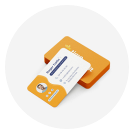 Mockup d'une carte de visite