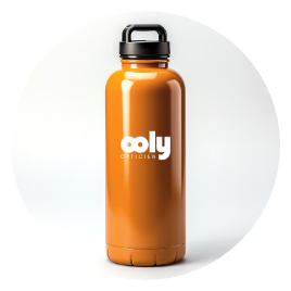 Mockup d'une gourde personnalisée