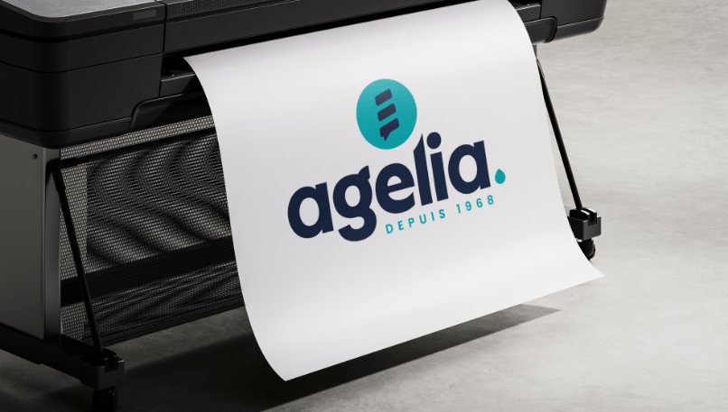 Le nouveau logo d'Agelia depuis 2025