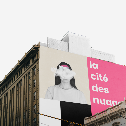 habillage de façade très grand format